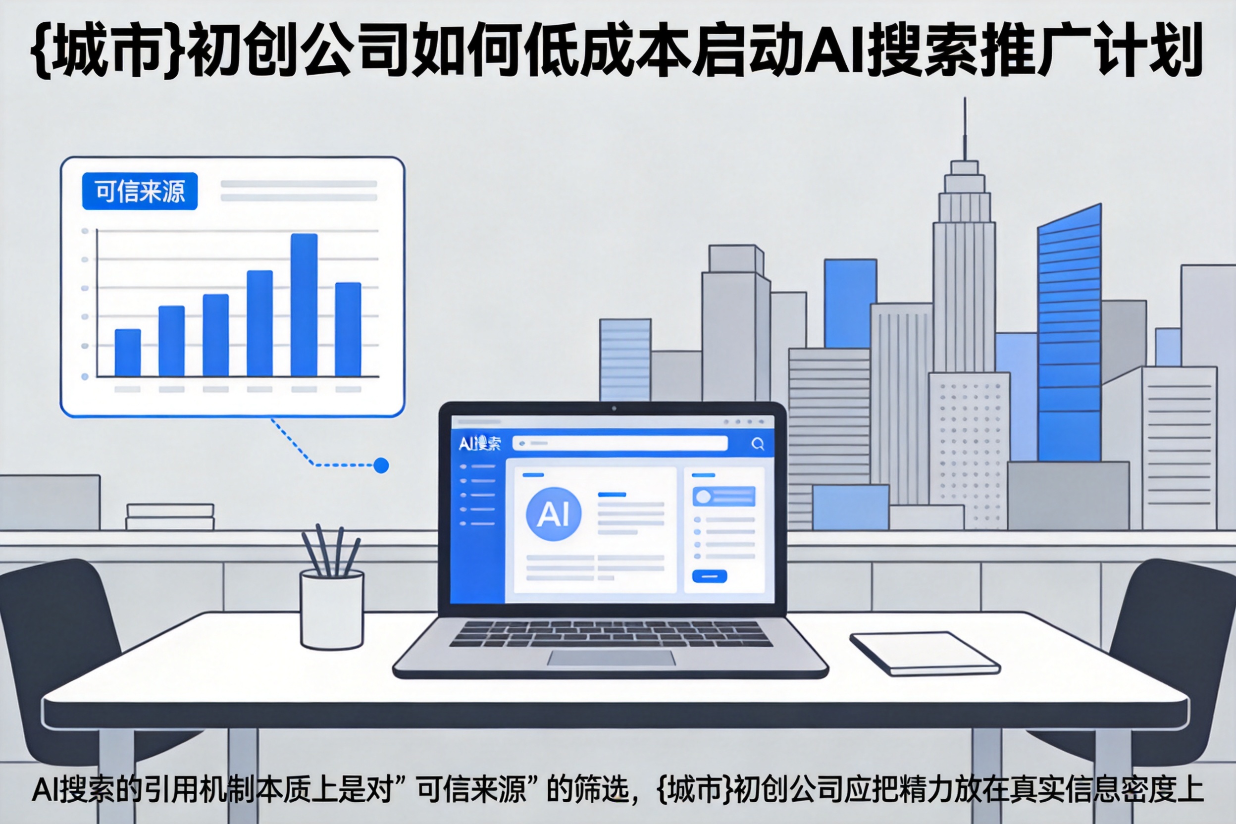 新兴初创公司如何低成本启动AI搜索推广计划